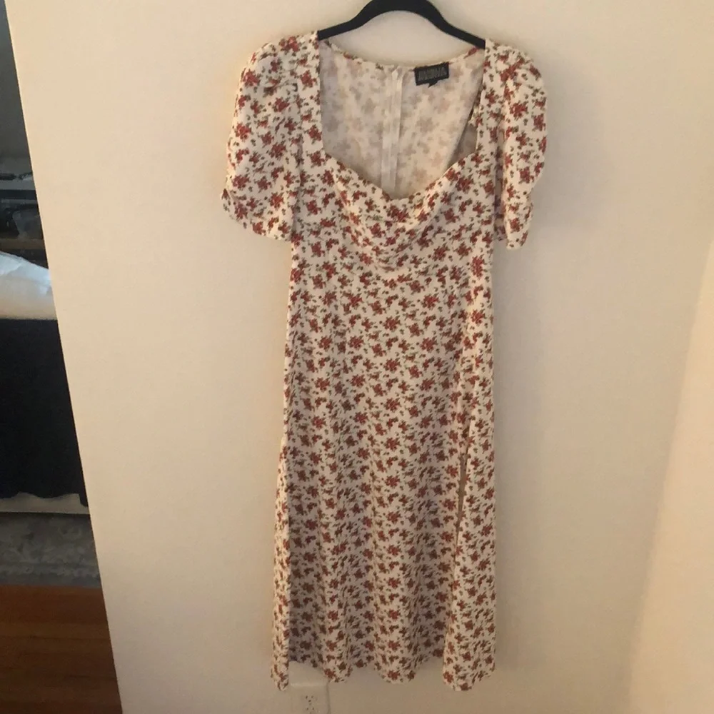 Like New Danielle Bernstein rose midi dress. Very comfy and flattering! (size 4) - Picture 1 of 7